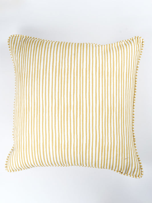 Roseate Sura Yellow Cushion Cover