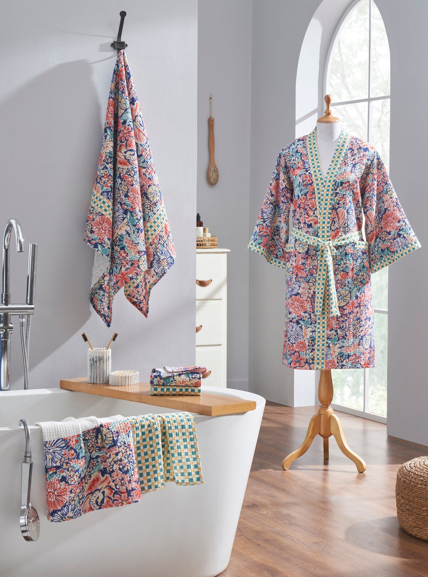 Nature Nectar Blue Bathrobe