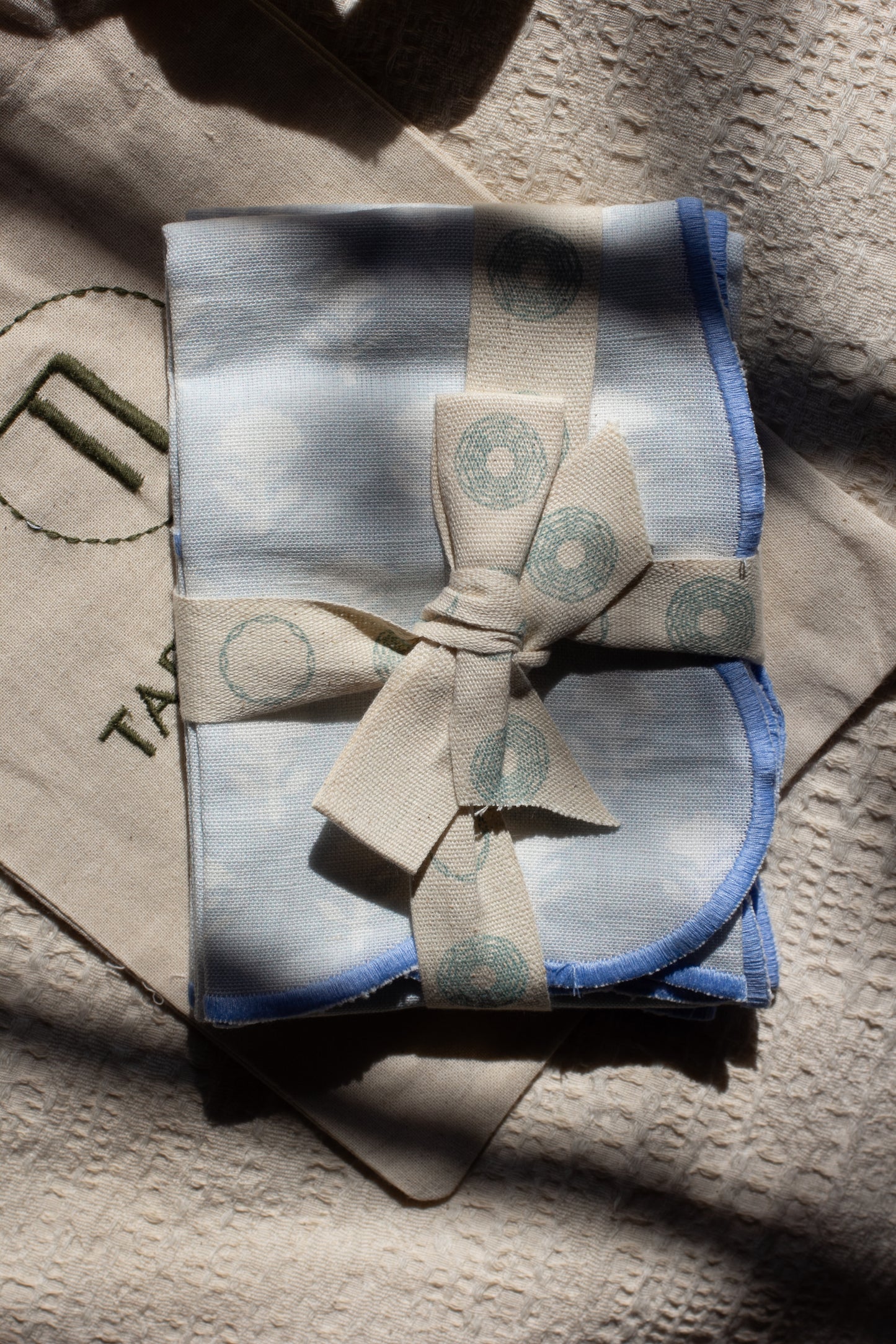 Mimo Pines Blue Cotton Napkin| Set of 2