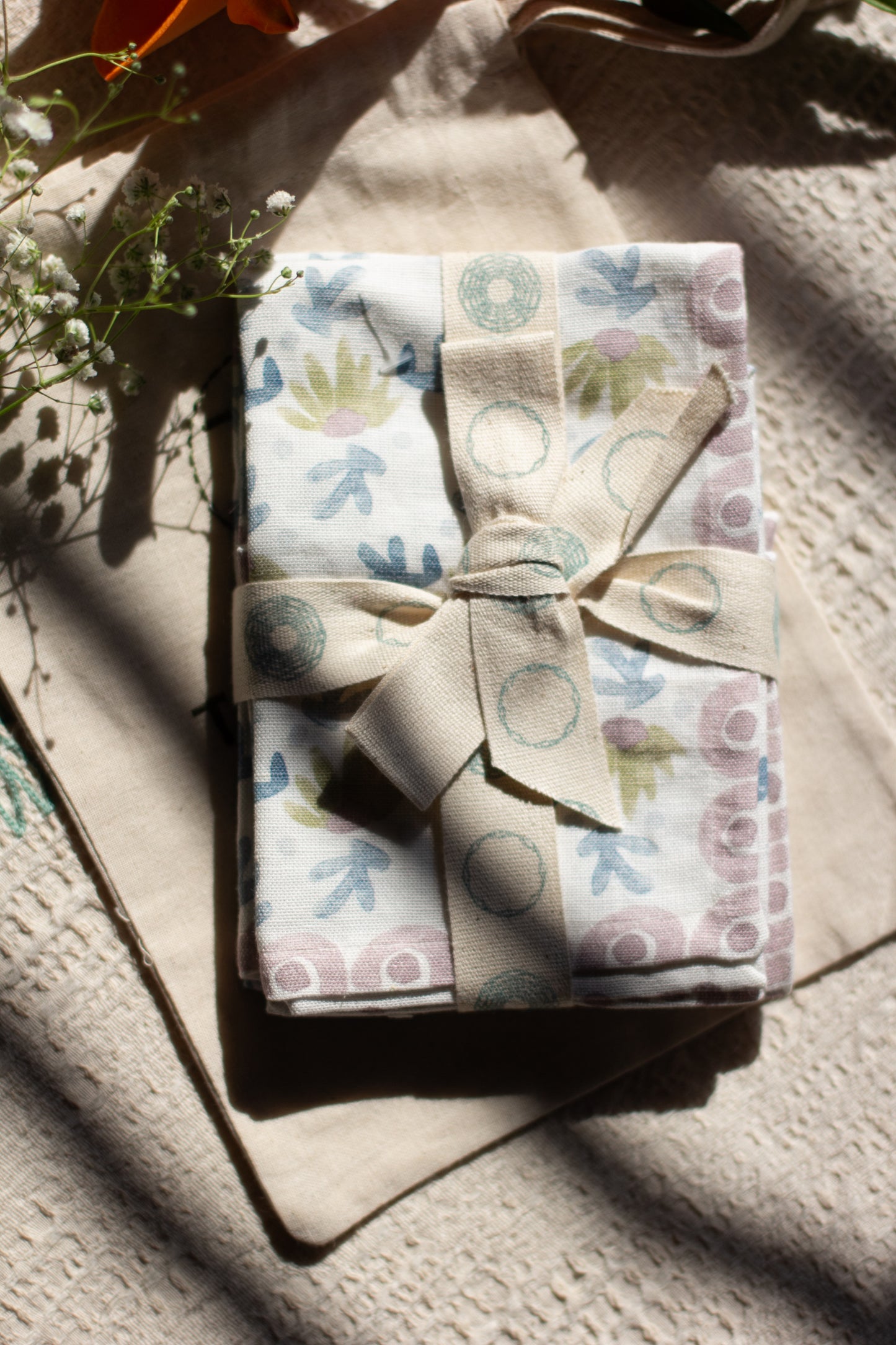 Khwaab Splash Cotton Napkin| Set of 2