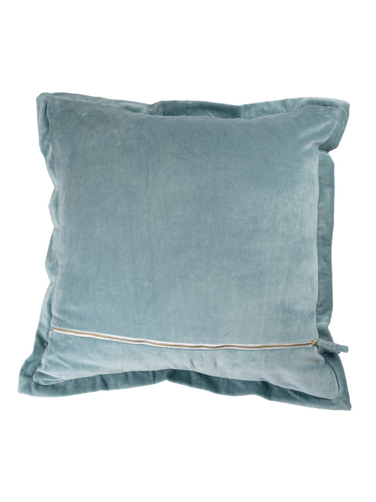 Ogee Teal Cushion Cover
