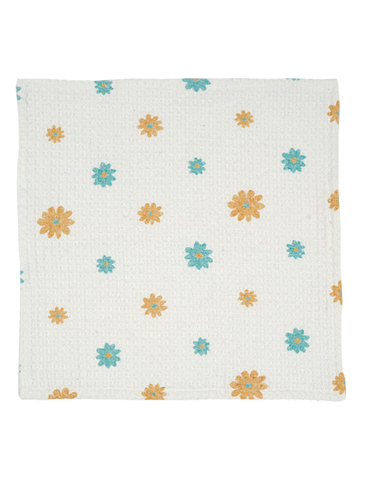 Mosiac Purple Face Towel | Set Of 2