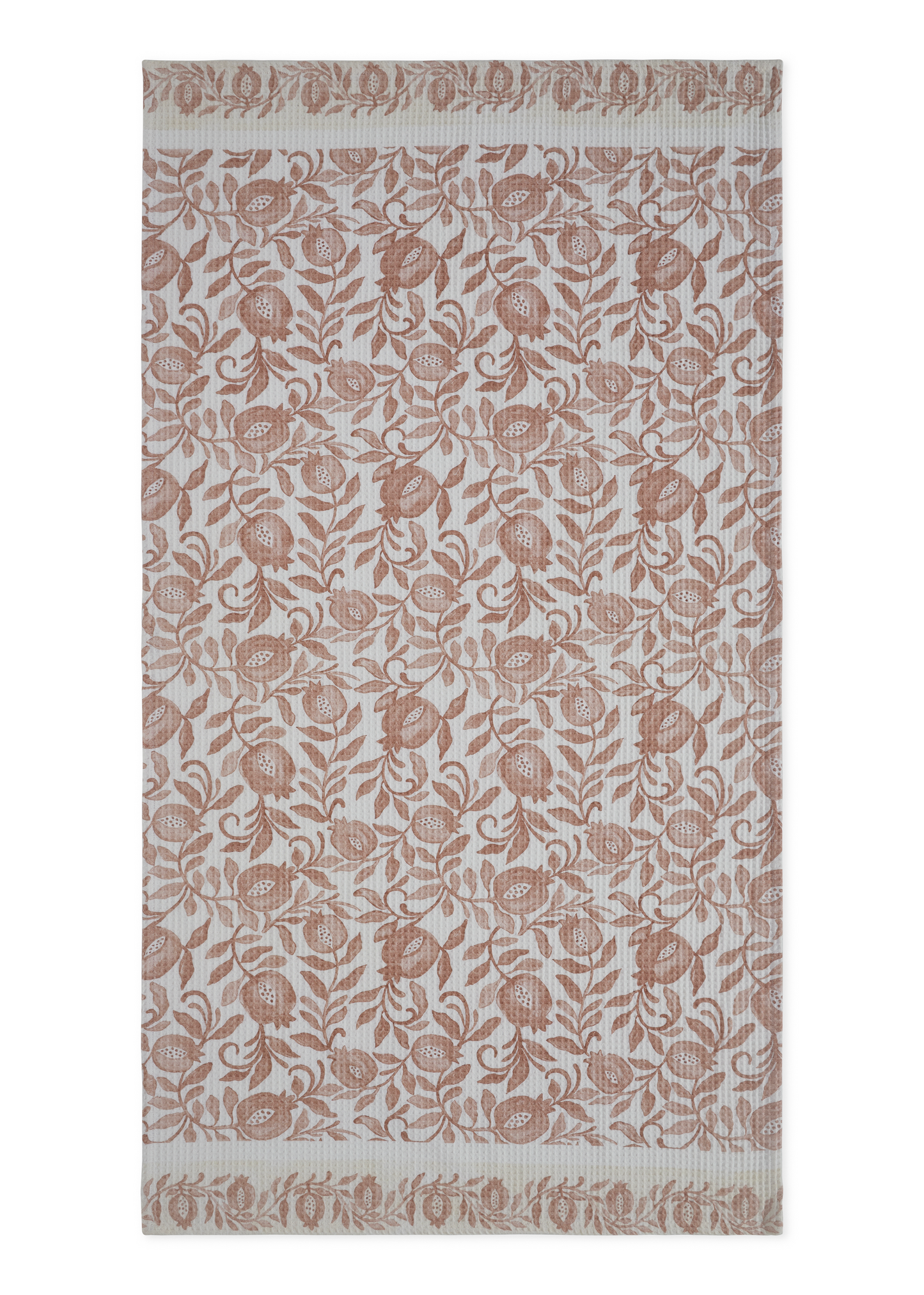 Ayna Pink Cotton Waffle Bath Towel