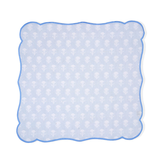 Mimo Pines Blue Cotton Napkin| Set of 2