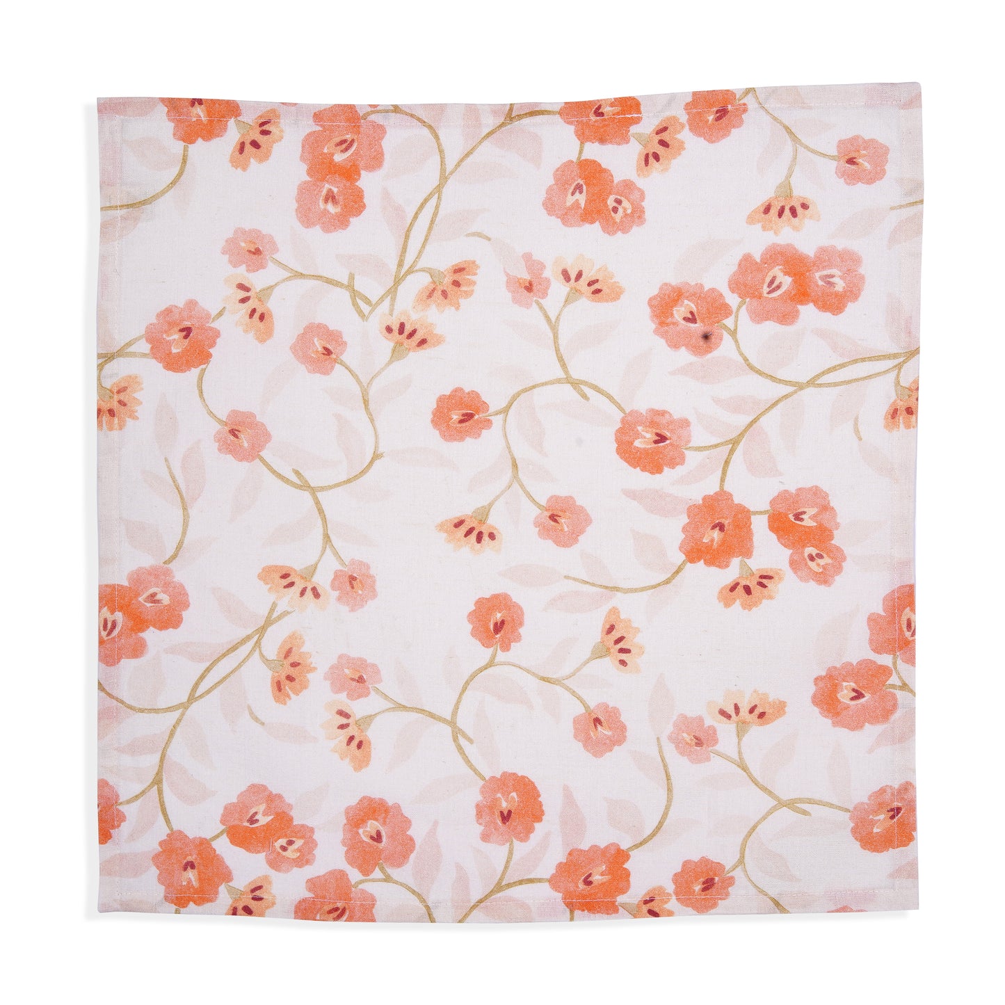 Set Of 2 - Mimo Flower Cotton Napkin