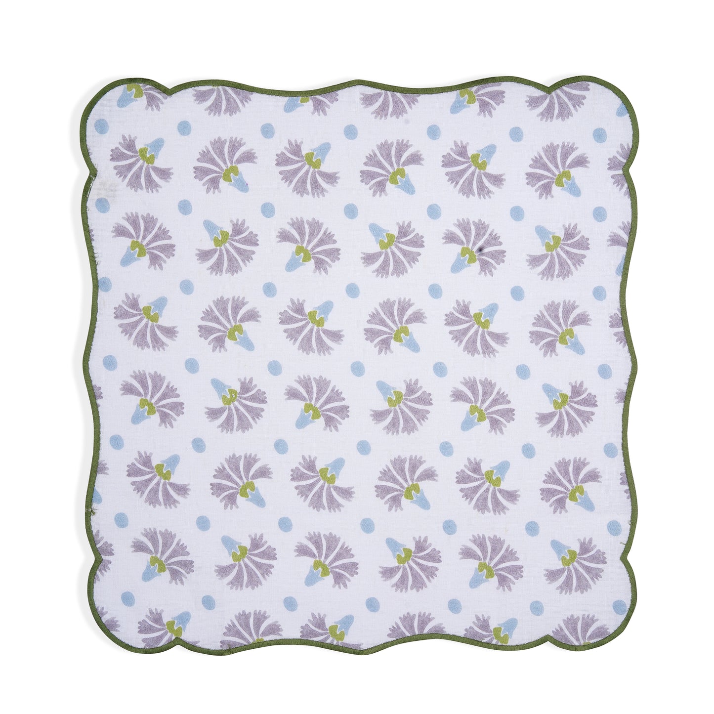 Set Of 2 - Raahat Buds Mauve Cotton Napkin
