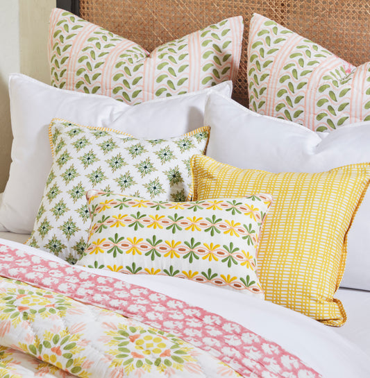 Mica Prism Green Cushion Cover 18"x 18"