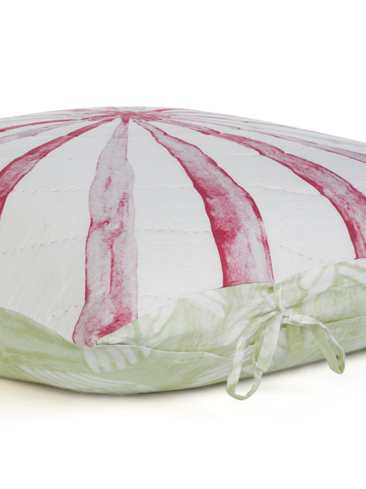 Ayna Red Quilted Sham - 26"x 26"