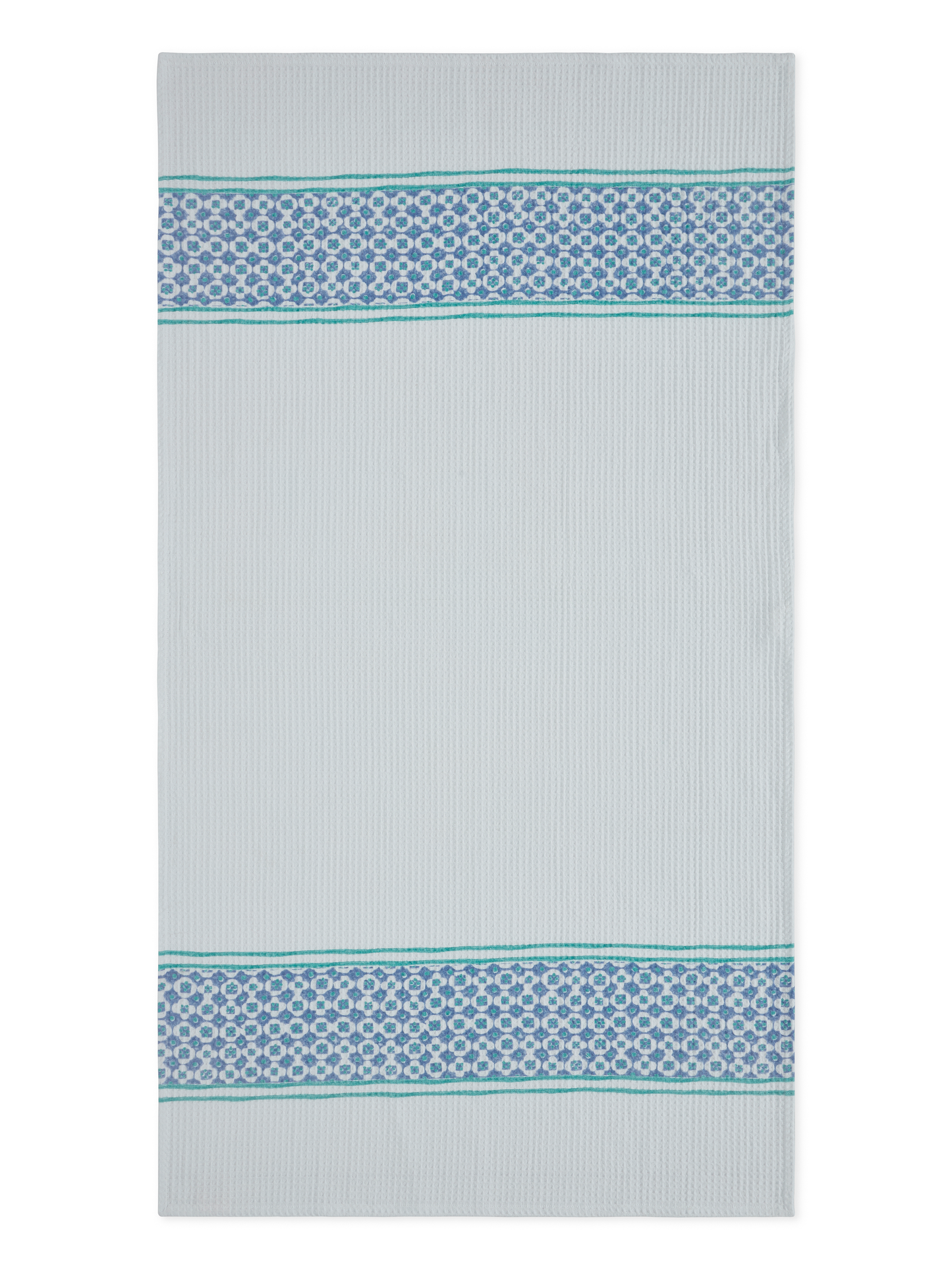 Checkmate Cotton Waffle Blue bath towel