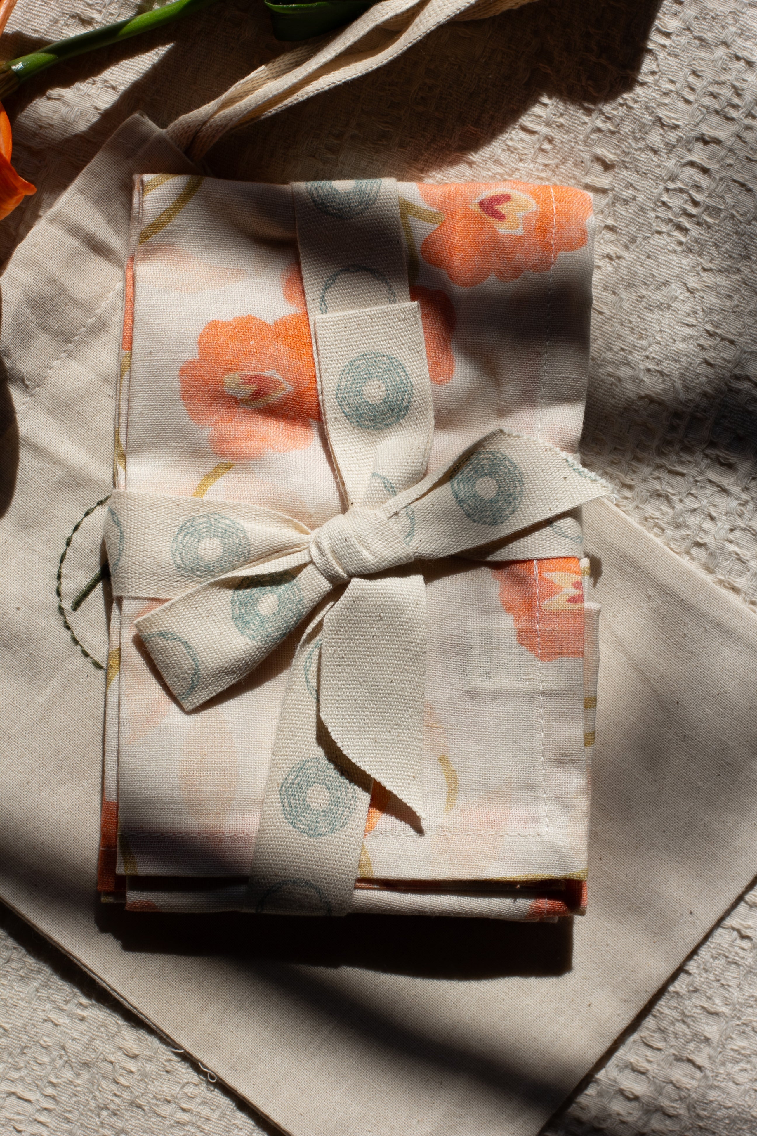 Mimo Flower Cotton Napkin| Set of 2