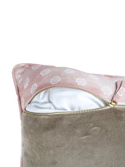 Rahat Green Velvet 18 Inch Square Cushion