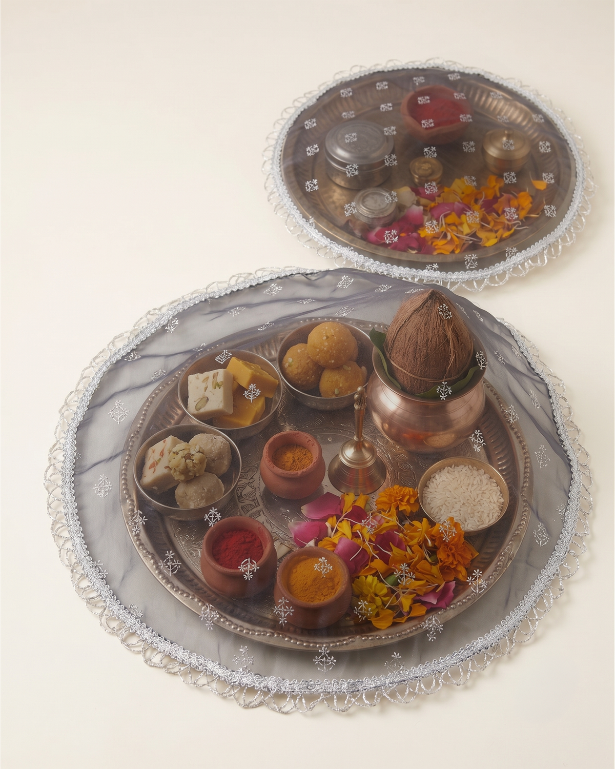 Thali Cover Set of 2 ( Diameter- 20" &16")