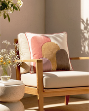 Arch Patchwork Cotton Cushion Cover | Taran Living