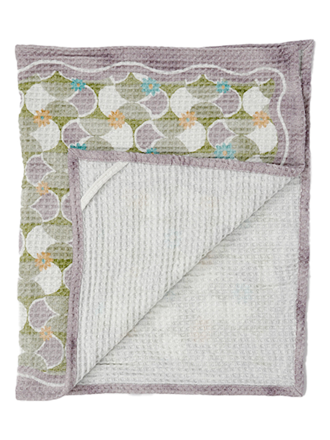 Mosiac Purple Hand Towel | Set Of 2
