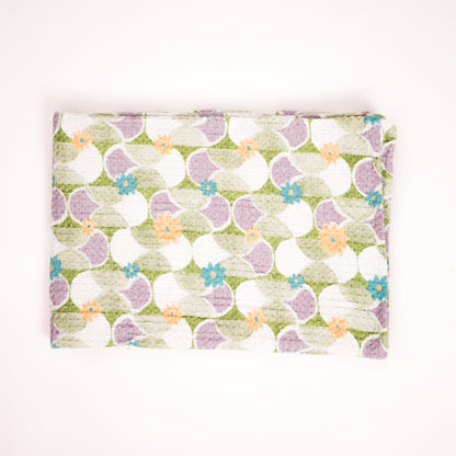 Mosiac Purple Bath Towel