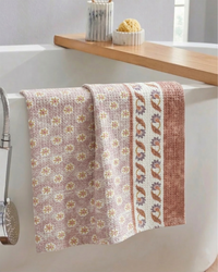 Rahat Buta Pink Hand Towel | Set Of 2