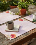 Rahat Mauve Embroidered Placemat Set of 4 - 12
