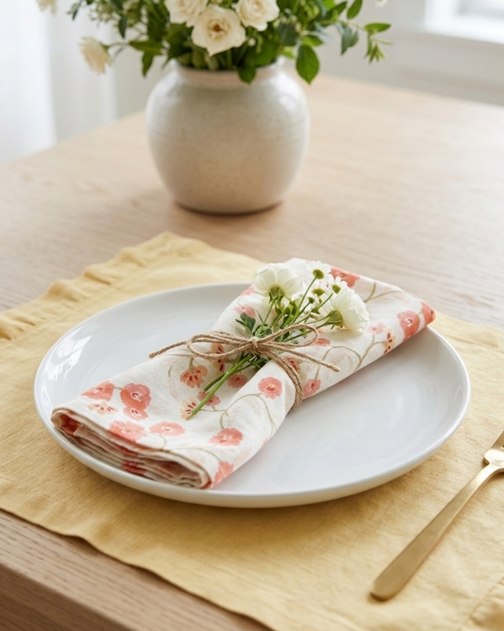 Mimo Flower Cotton Napkin - alternate view