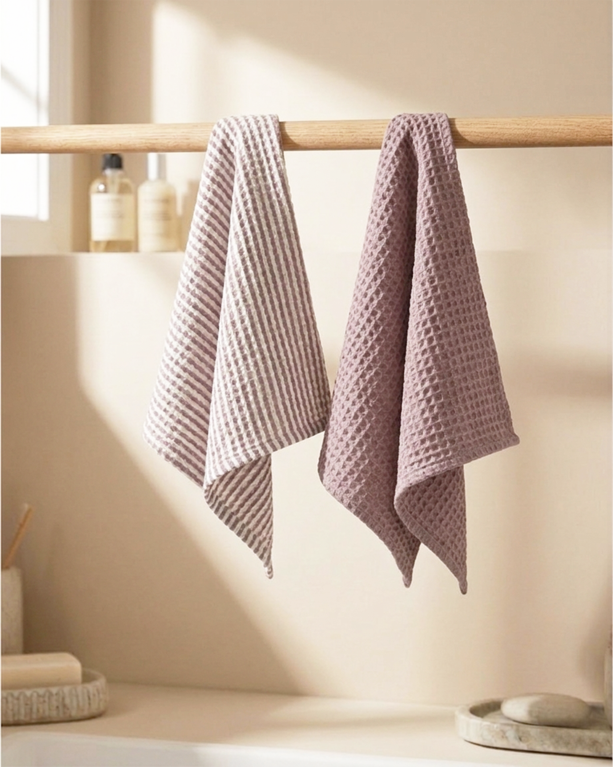 Mimo Purple Cotton Face Towel | Taran Living