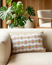 Mica Curves Mauve Cushion Cover