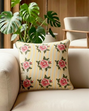 Roseate Aya Yellow Cushion Cover