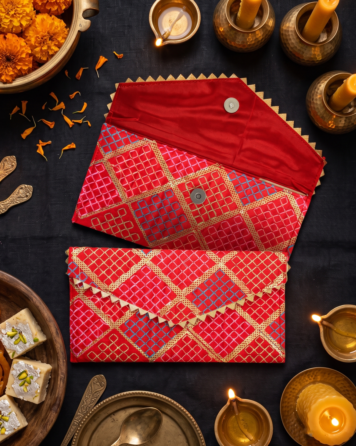 Red Shagun Money Envelop- Set of 2
