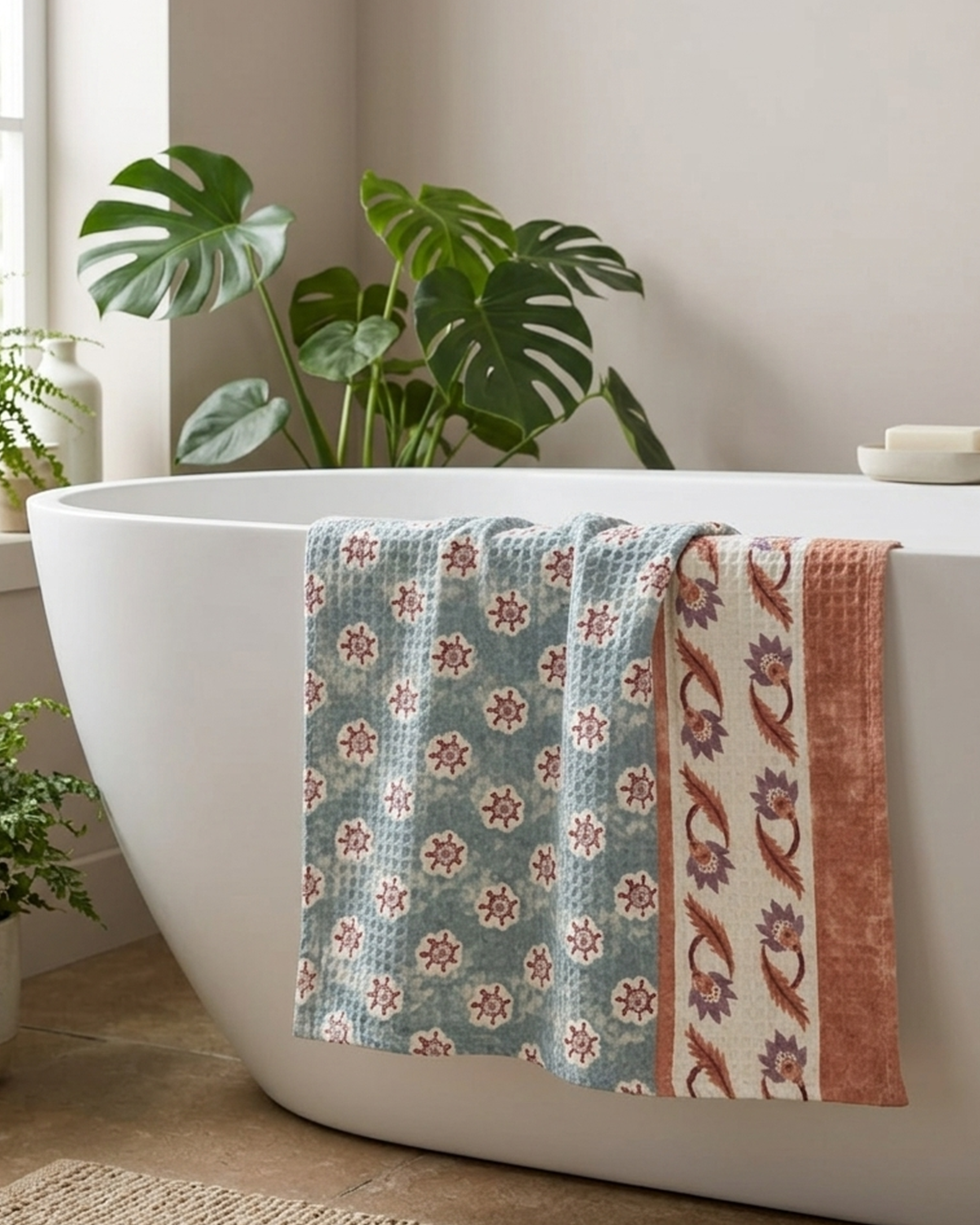 Rahat Buta Cotton Hand Towel - alternate view