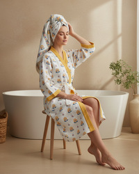 Gul Cotton Waffle  Bathrobe