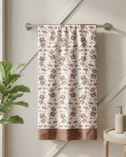 Khwaab Pink Cotton Bath Towel | Taran Living