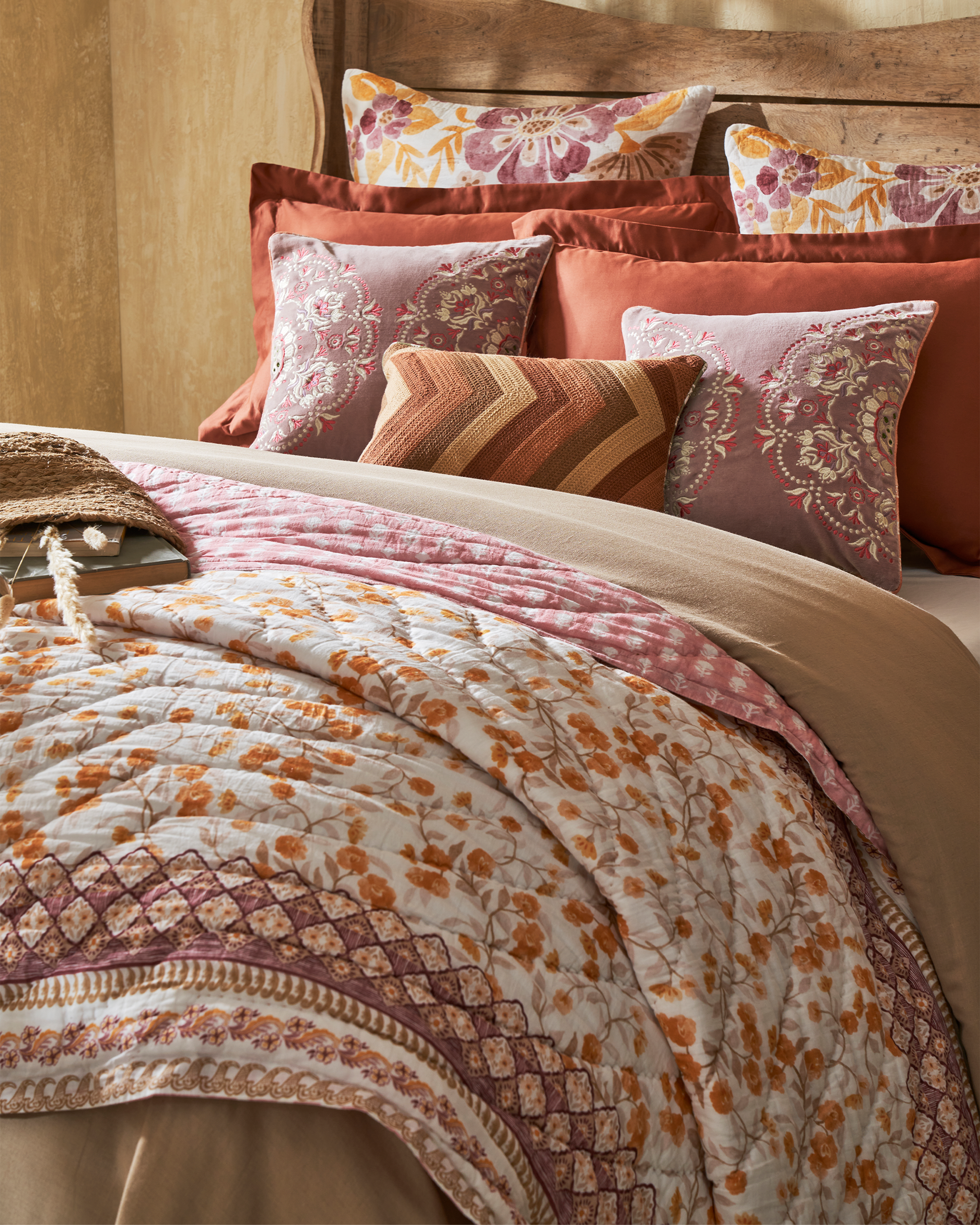 Mimo Yellow Cotton Quilt