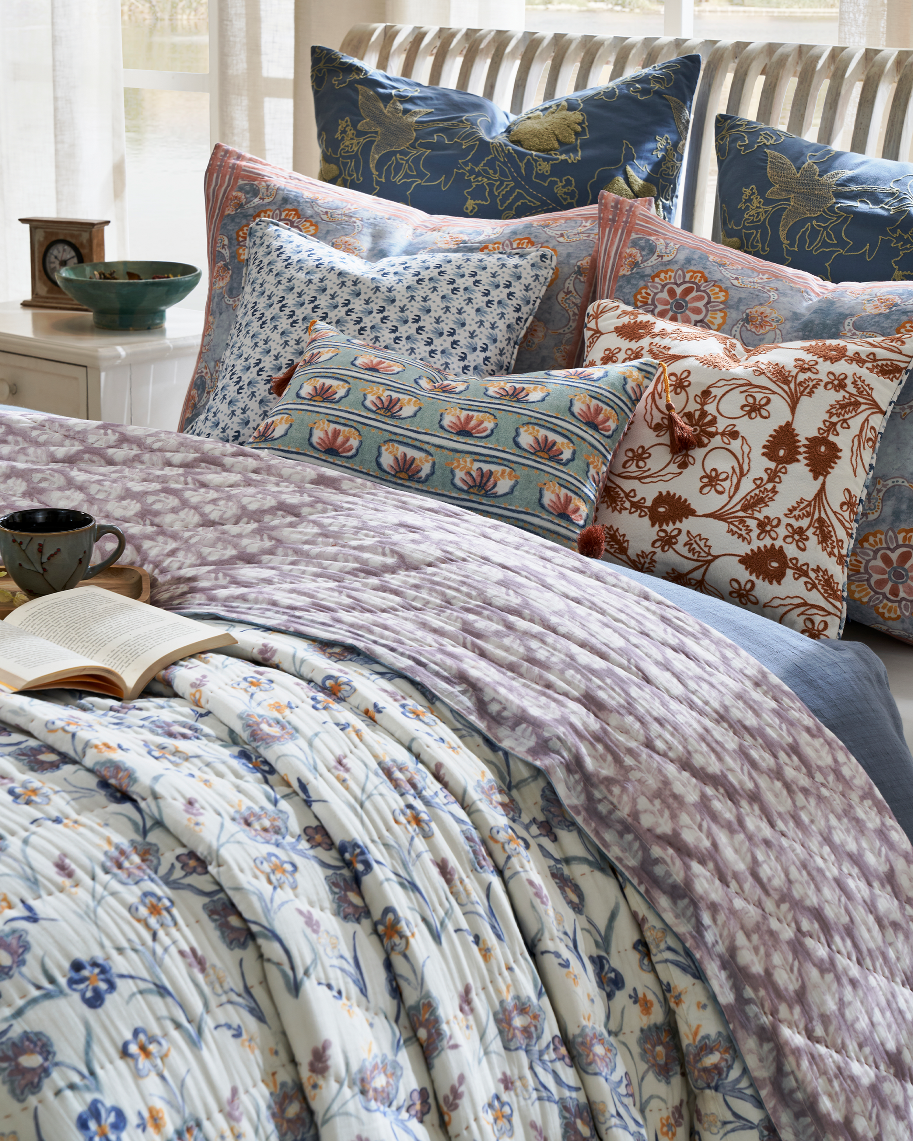 Khwaab Blue Cotton Quilt