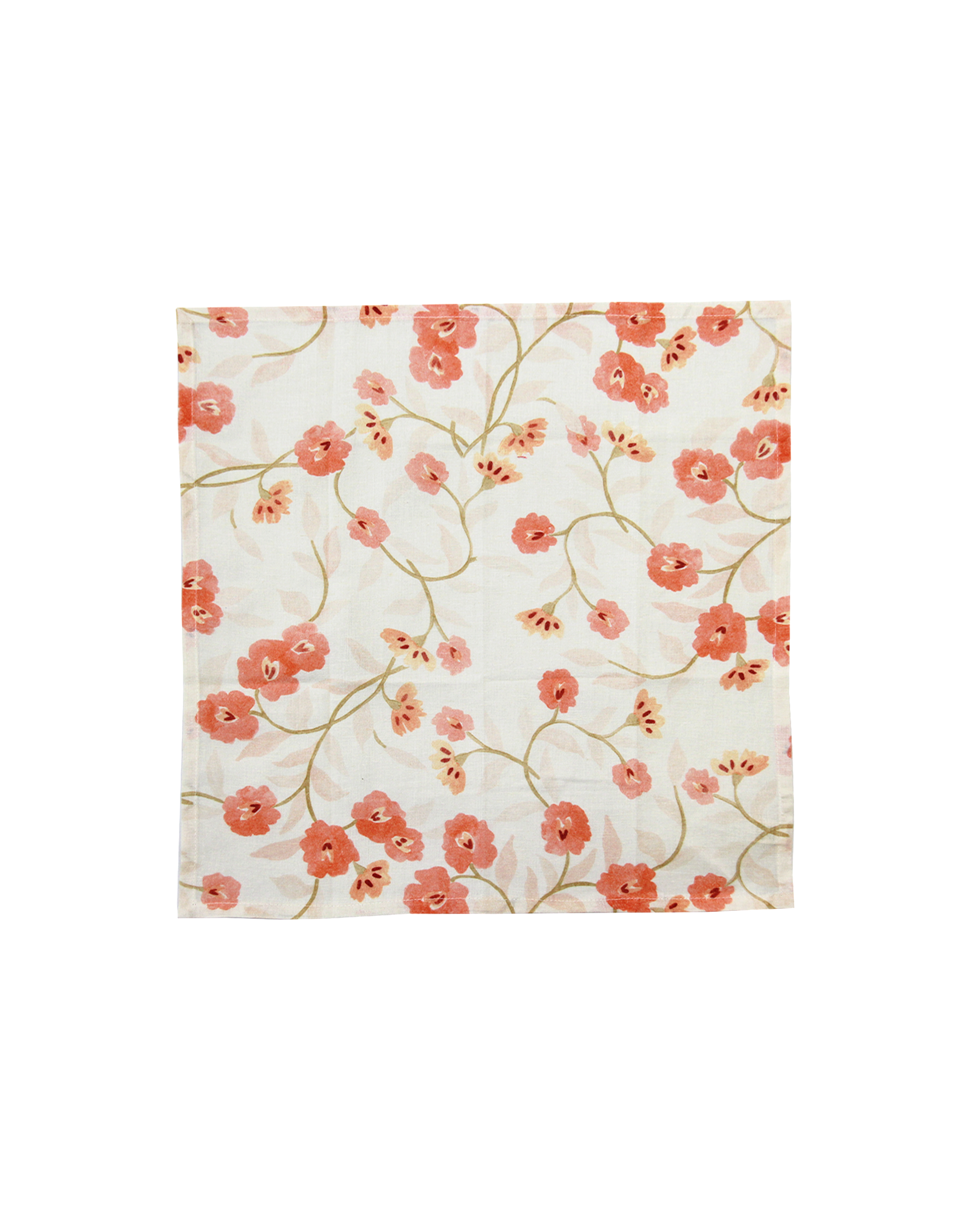 Mimo Flower Cotton Napkin - detail shot