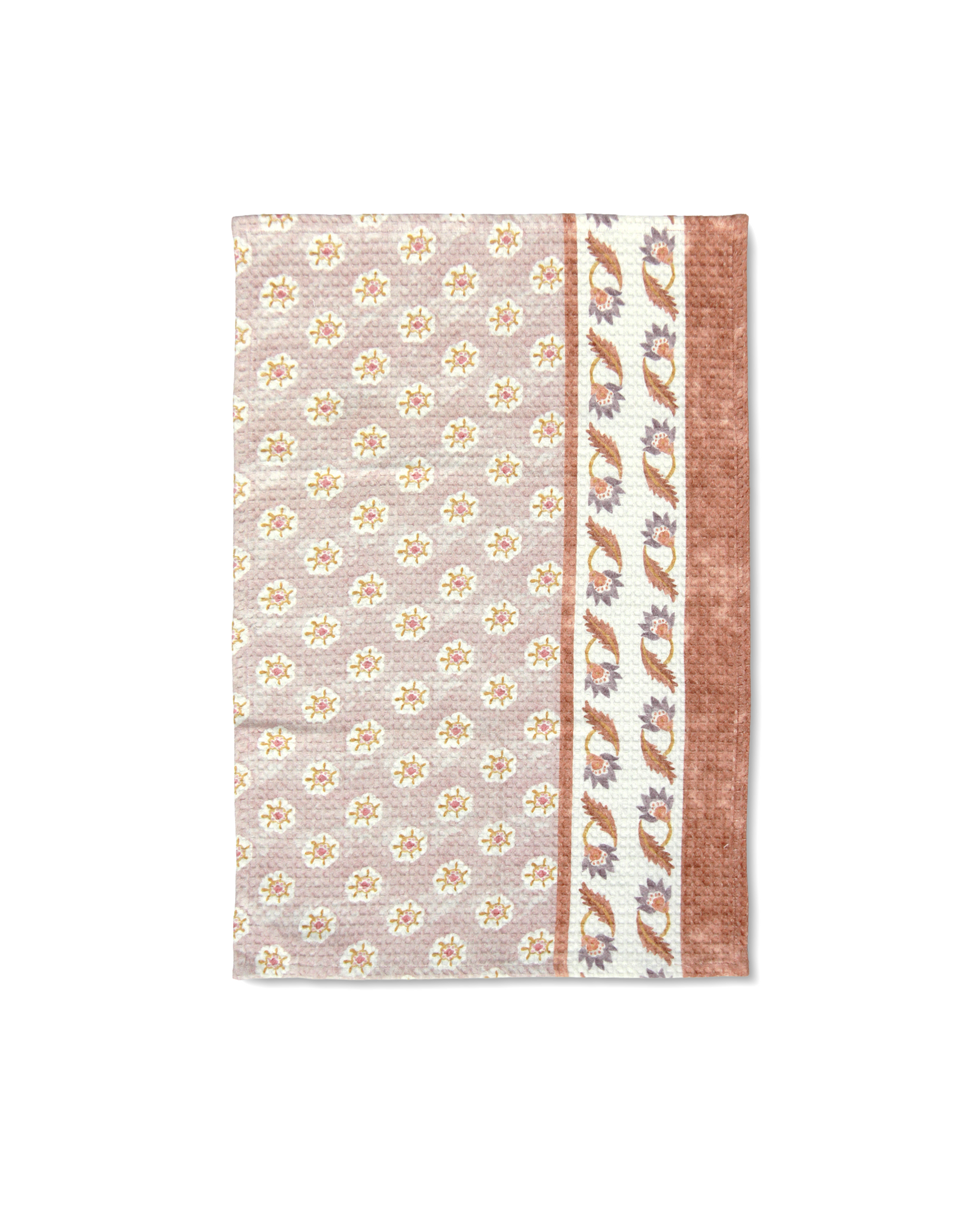 Rahat Buta Pink Cotton Hand Towel - lifestyle