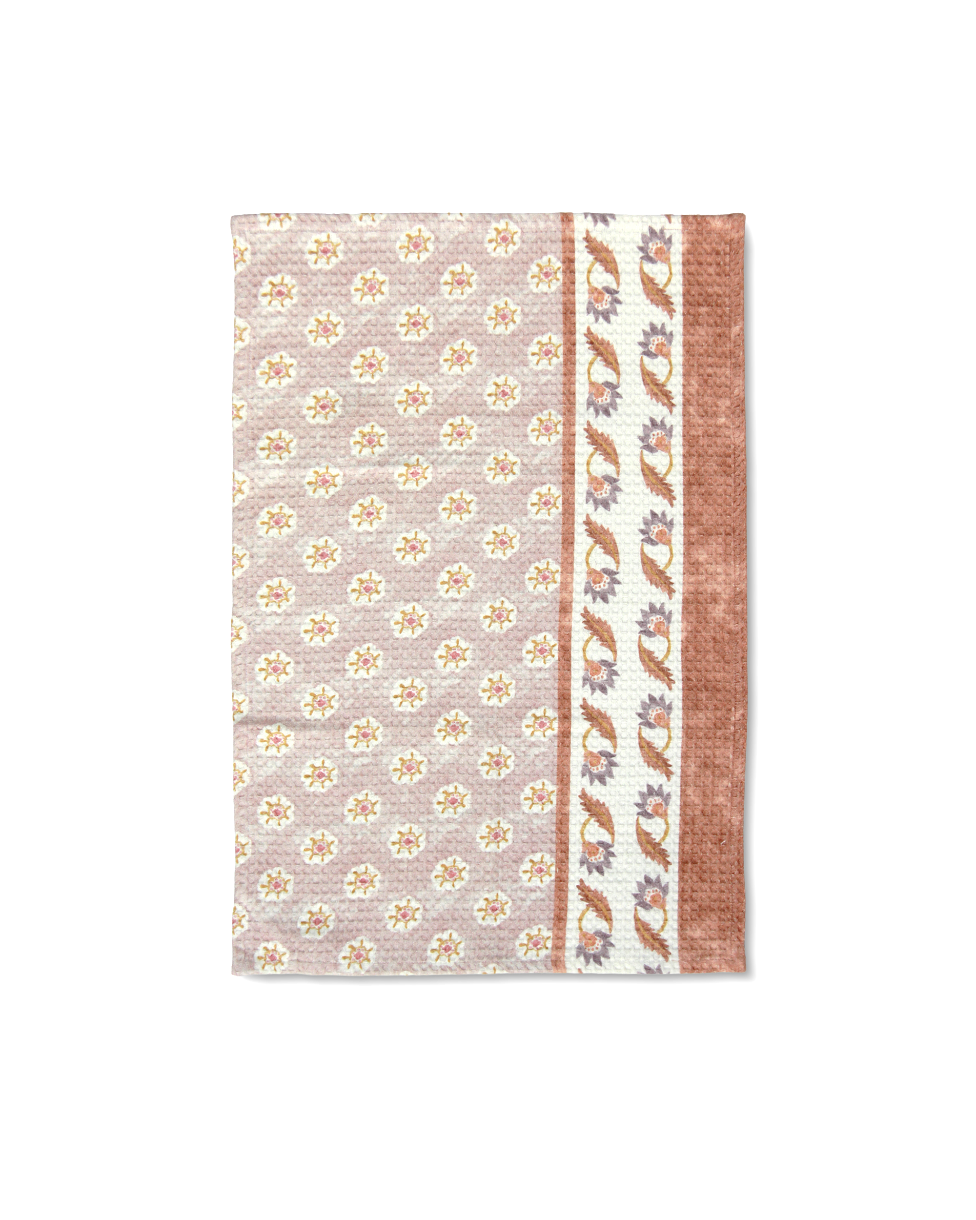 Rahat Buta Pink Cotton Hand Towel - lifestyle
