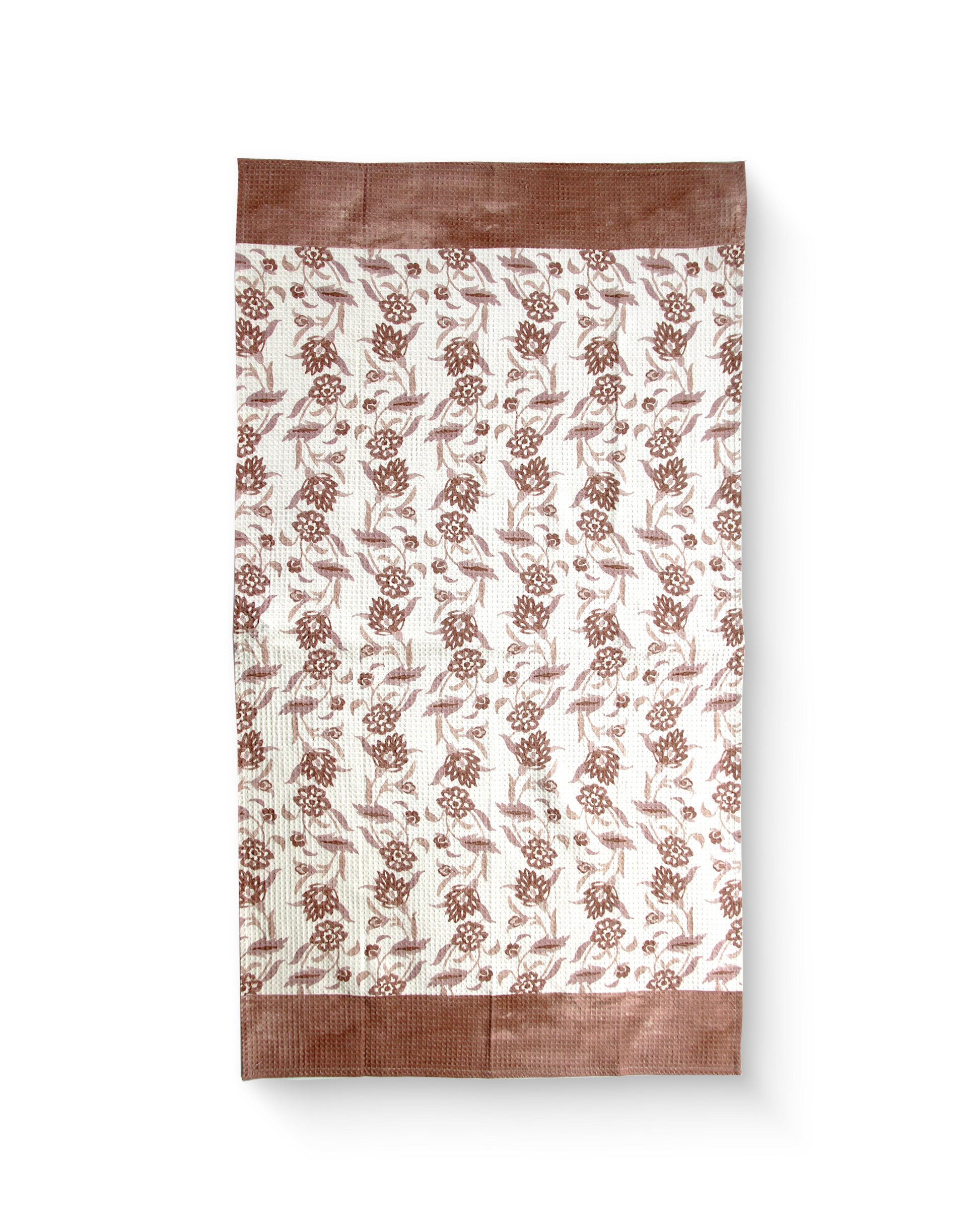 Khwaab Pink Cotton Bath Towel - detail shot