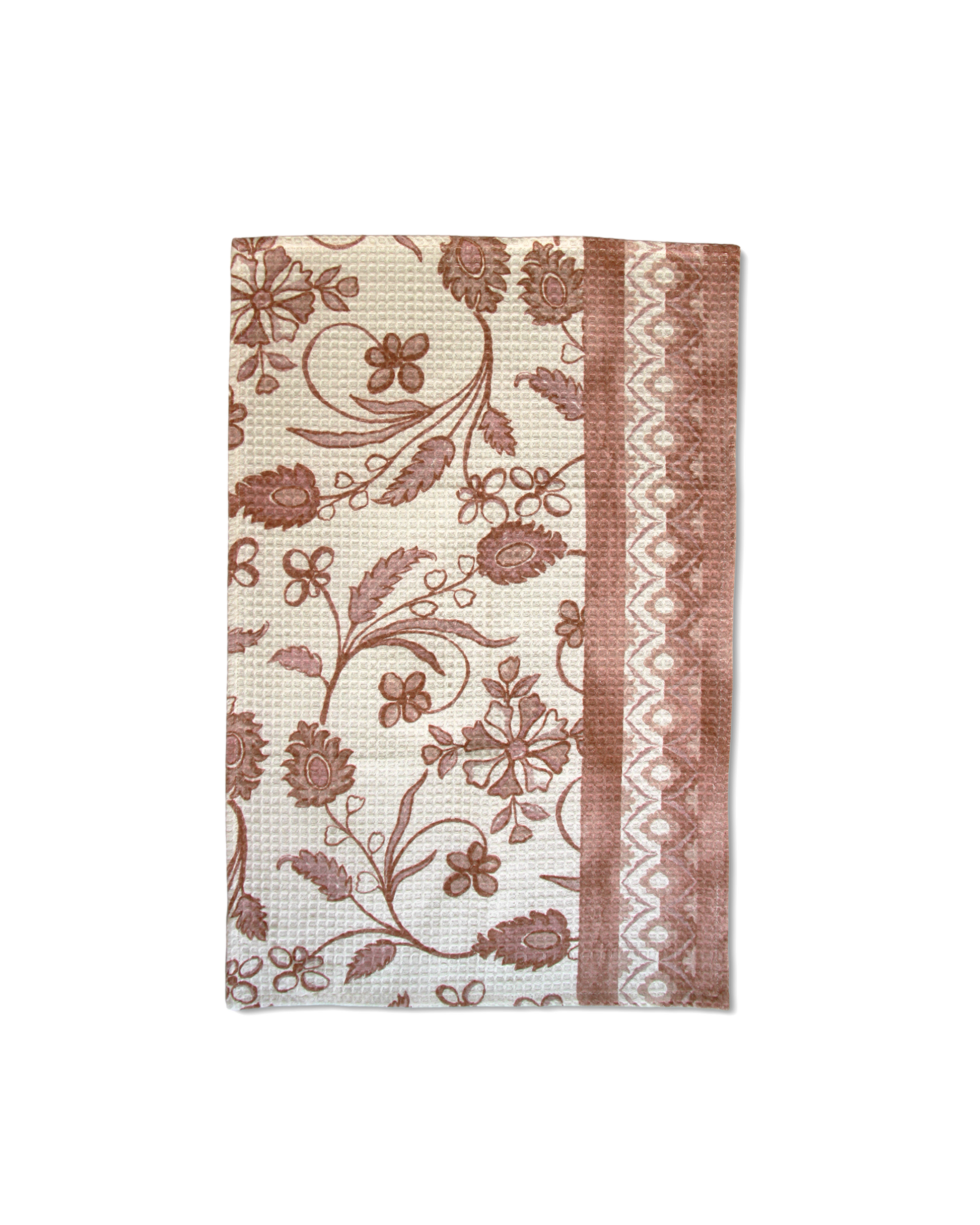 Khwaab Pink Cotton Hand Towel - view 5