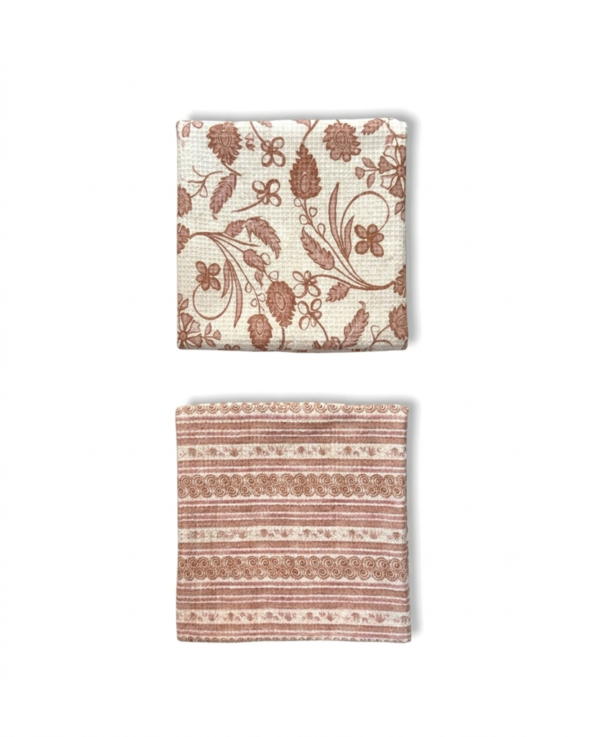 Khwaab Pink Cotton Hand Towel - detail shot