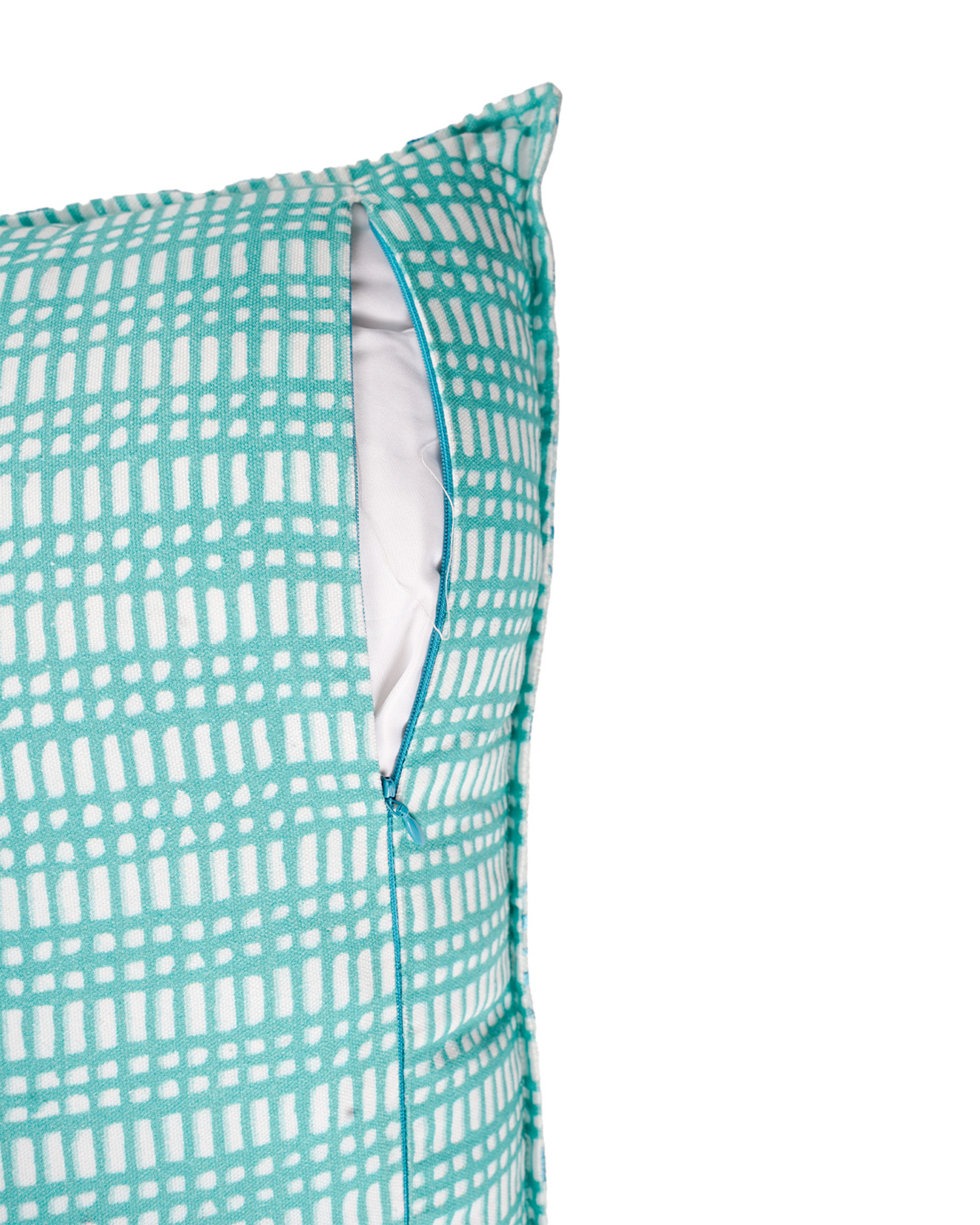 Native Light Blue Cushion Cover - lifestyle