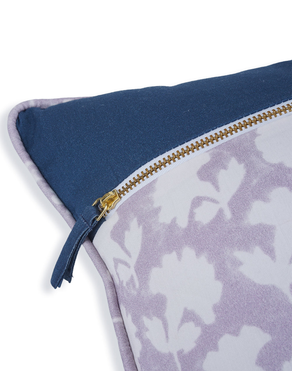 Mica curves blue cushion cover