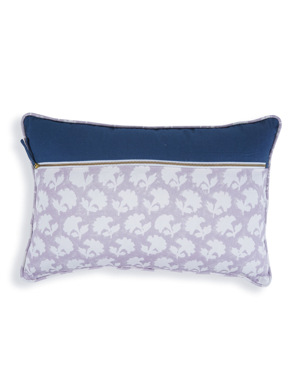 Mica curves blue cushion cover