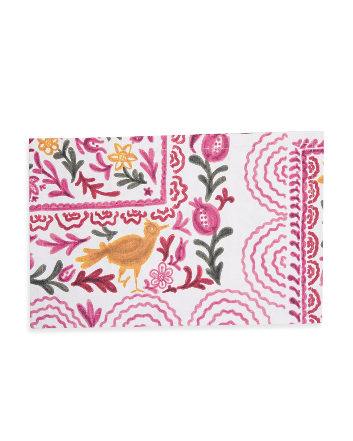 Ayna Pink Printed Placemat - Set of 4