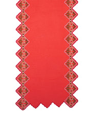 Mimo Festive Embroidered Table Runner- 13"x72"