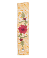 Rahat Yellow Embroidered Napkin Ring -Set of 6