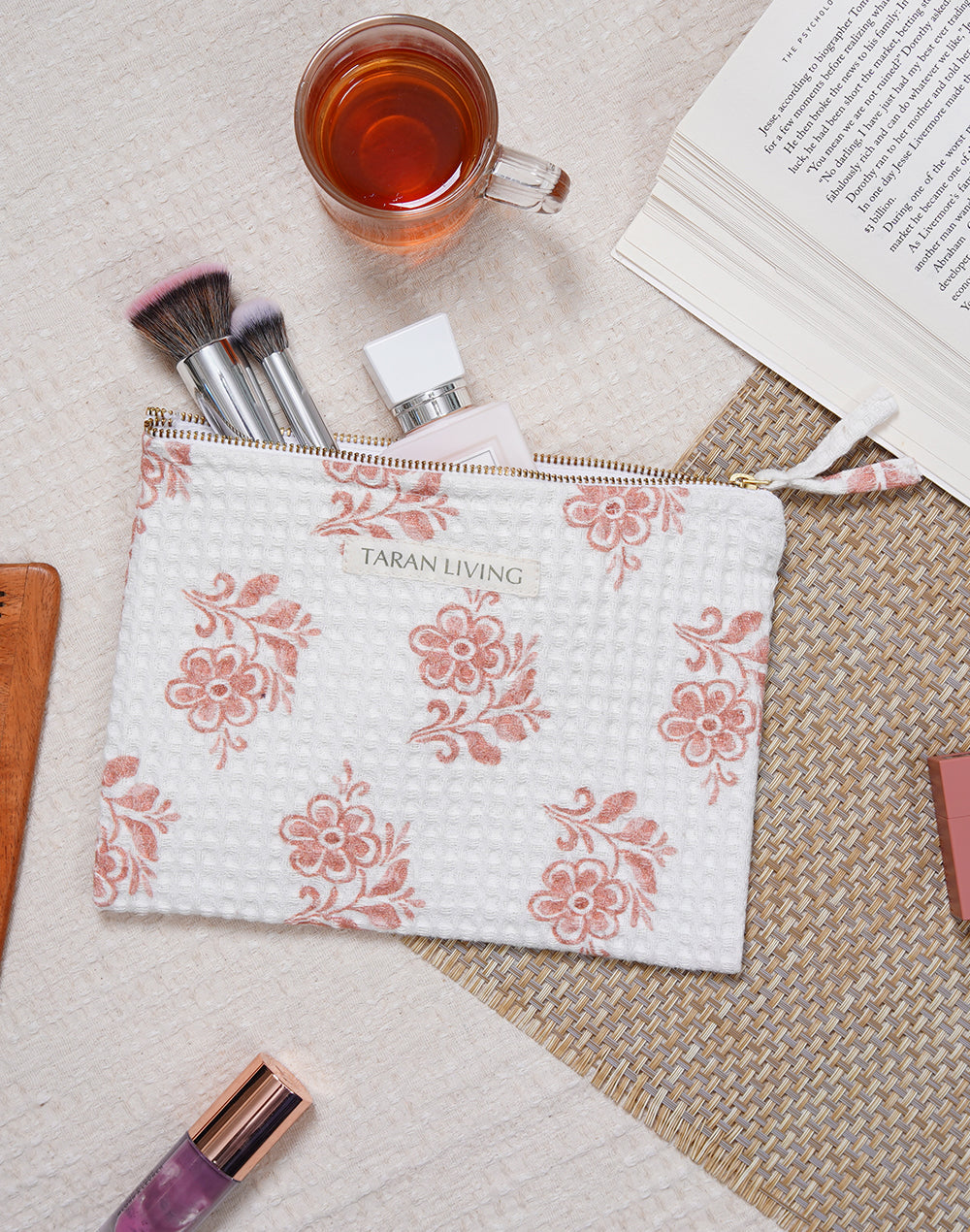 Ayna  Waffle Pouch With PVC Lining