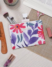 Multicolor Waffle Pouch With PVC Lining