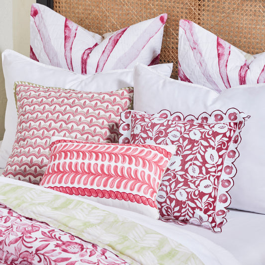 Ayna Secret Garden Red Cushion Cover