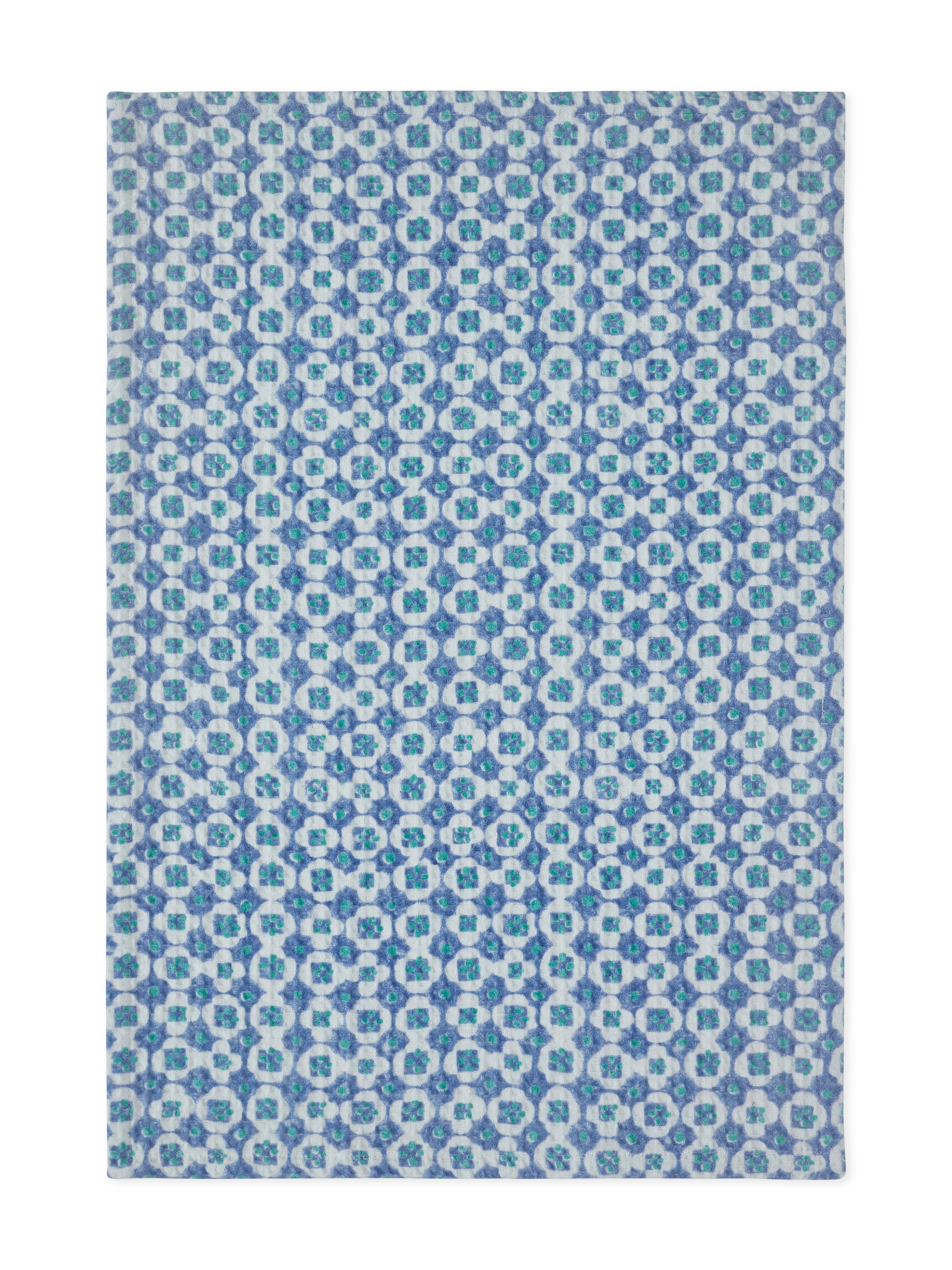 Checkmate Blue Hand Towel | Set Of 2