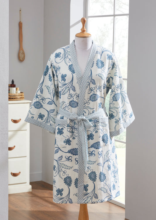 Khwaab Blue Bathrobe