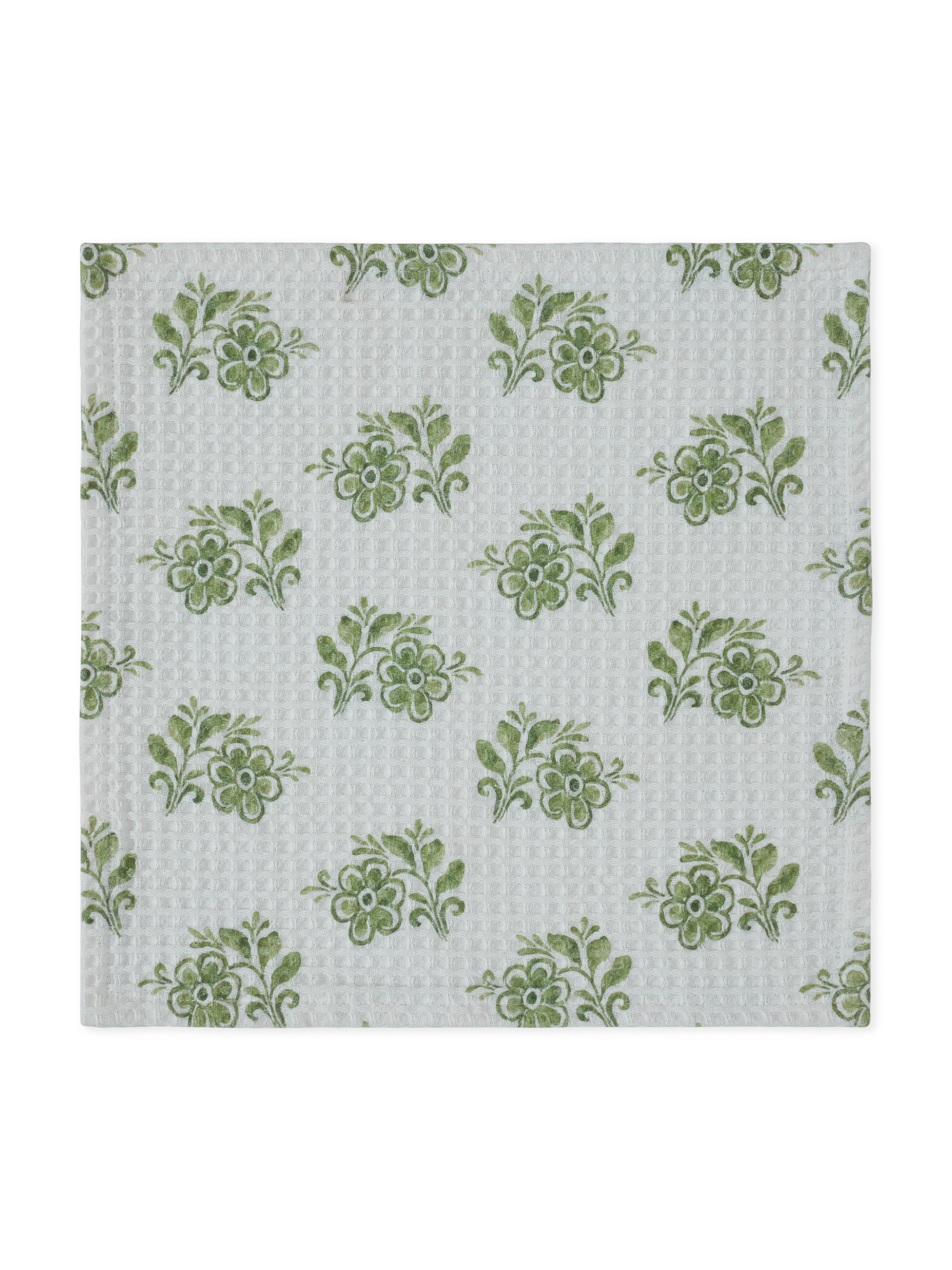 Ayna Green Face Towel | Set Of 2