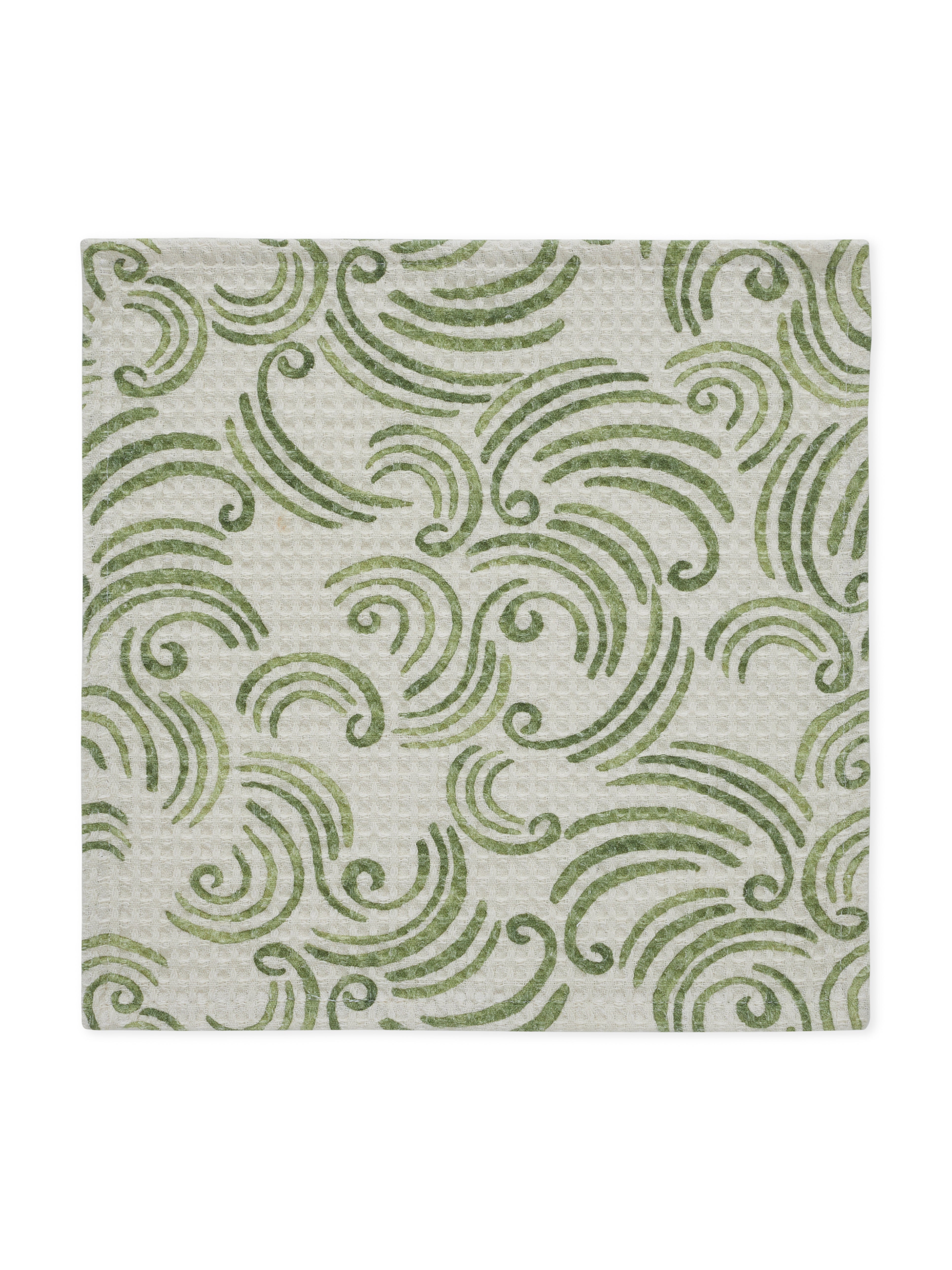 Ayna Green Face Towel | Set Of 2